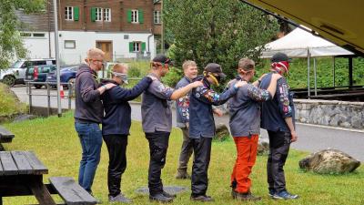 voksenspejder, teambuilding, Kandersteg, Schweiz 2024